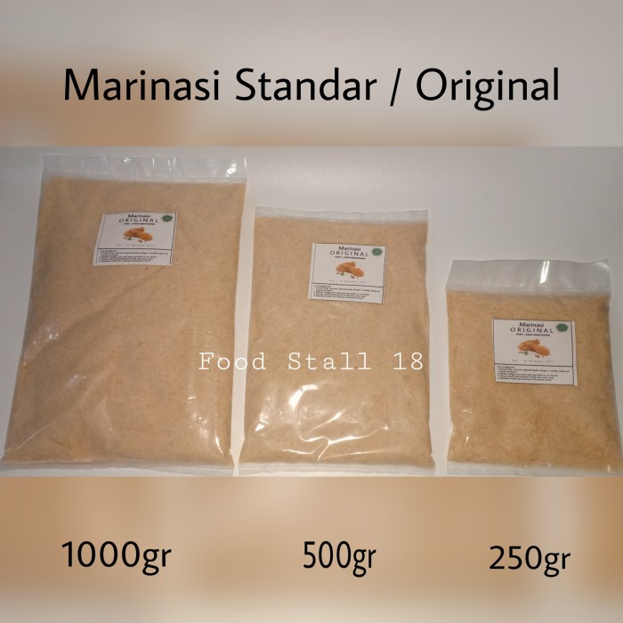 

Marinasi Standar Original 1Kg - Tepung Bumbu Rendam Daging Ayam 1 Kg