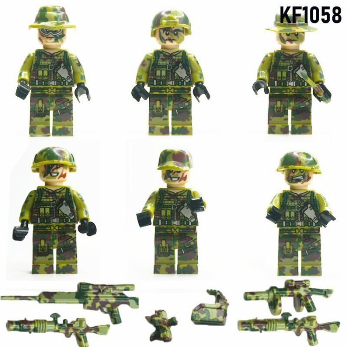 Flash Sale Lego Swat Set 6 Ww2 Soldier Pasukan Military Pubg Ff Kai Army Termurah