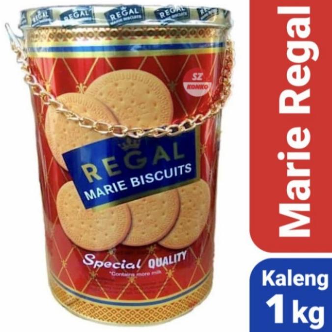 

KUE KALENG [DIJUAL] REGAL MARIE BISCUIT KALENG 1KG KUE ROTI LEBARAN MURAH EL09I09A82L