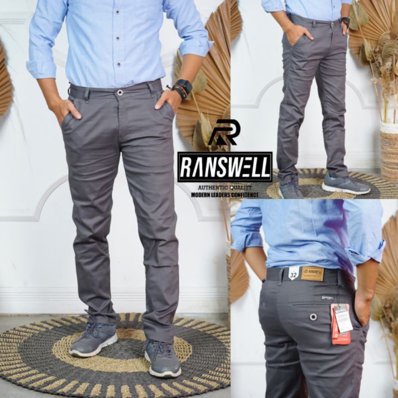 CELANA PANJANG PRIA CHINO RANSWELL LIMITED EDITION