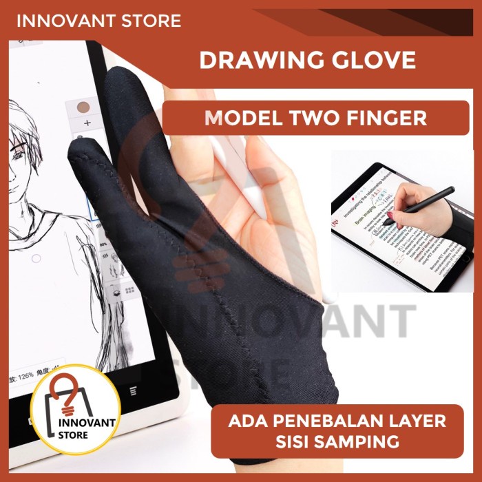 Sarung Tangan Gambar Drawing Artist Glove untuk Pen Tablet Huion Veikk