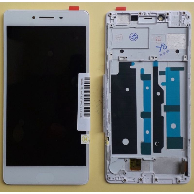 Grosir LCD Oppo R7s + FRAME Fullset Touchscreen Garansi 1 Bulan + Packing / Bubble