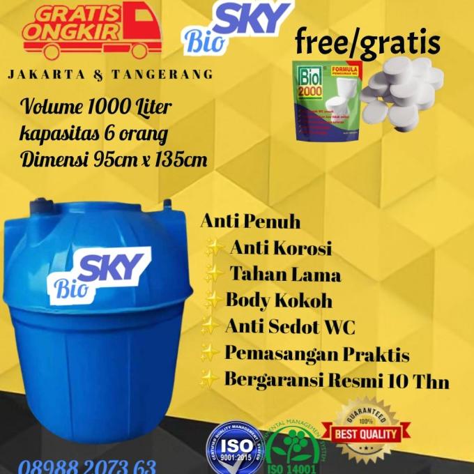 septic tank bio biotech biotank biofil biofilter sepiteng 1000 L