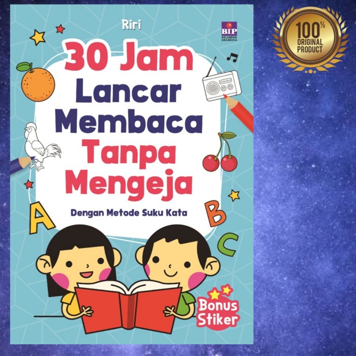 BUKU 30 JAM LANCAR MEMBACA TANPA MENGEJA