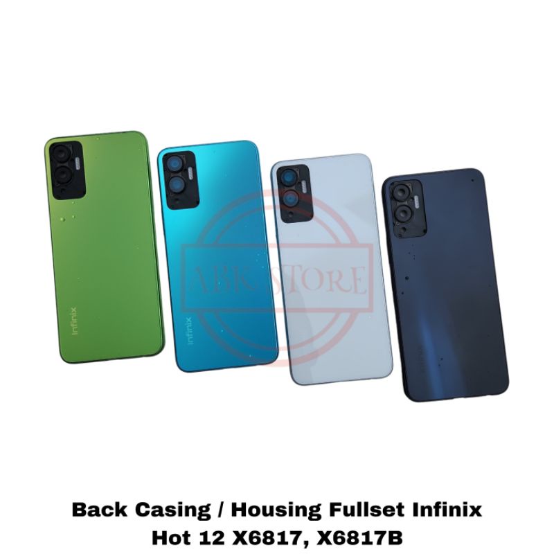 BACK CASING KESING HOUSING BACKDOOR FULLSET INFINIX HOT 12