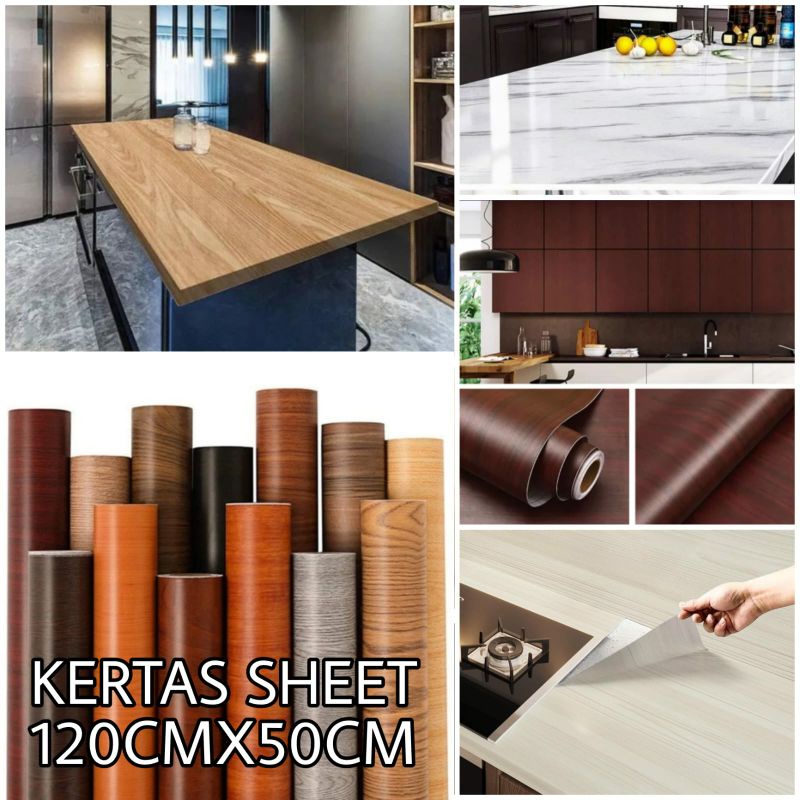 Kertas sheet pekanbaru | Pelapis furniture | Hpl sticker ukuran 120cmx50cm