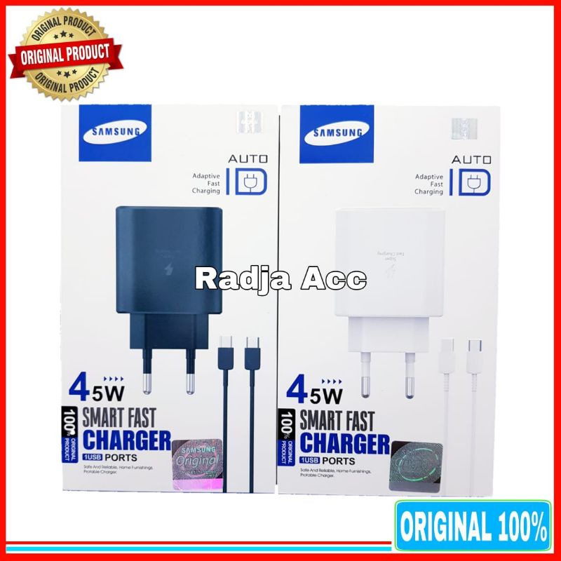 Charger Samsung Galaxy Z Flip 4 Z Fold 4 ORIGINAL 100% Super Fast Charging 45 Watt