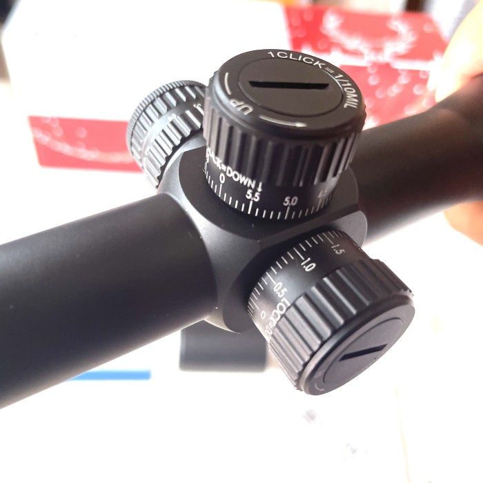 Teleskop marcool wolverine 4-16x44 SfirG titik dot nyala  - 11mm