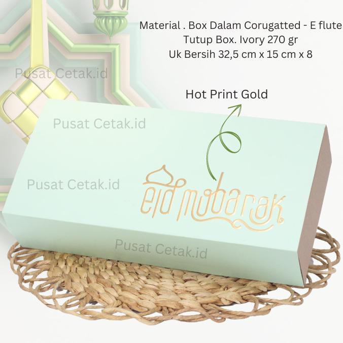 

salle Parsel Ramadan Hampers Toples Emboss Parcel Lebaran Kotak Kue Kering