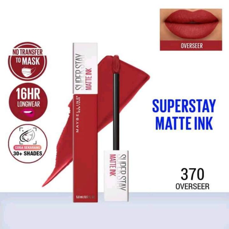 MAYBELLINE SUPER STAY MATTE INK NO370 ORIGINAL
