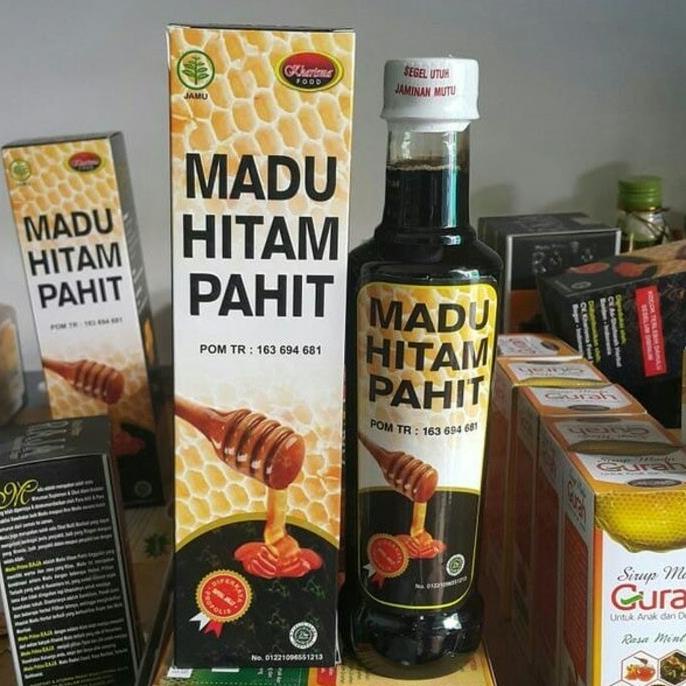 

Madu Hitam Pahit Premium 500gr - plus Propolis + Trigona + Royal Jelly suk12