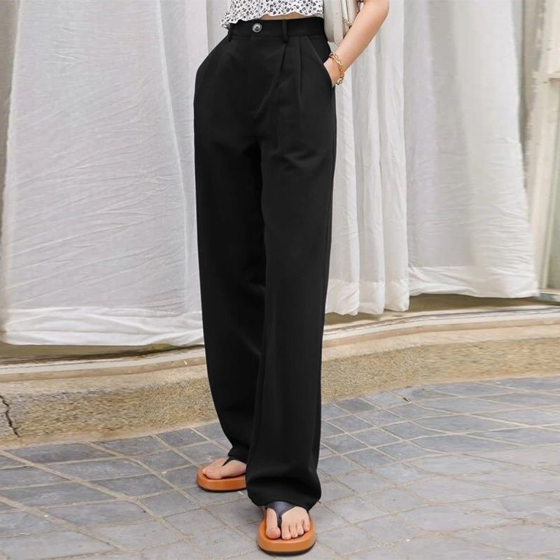 Loose Pants Trousers Wanita - Celana Anti Kusut - Celana Kulot wanita - Celana Kerja Wanita