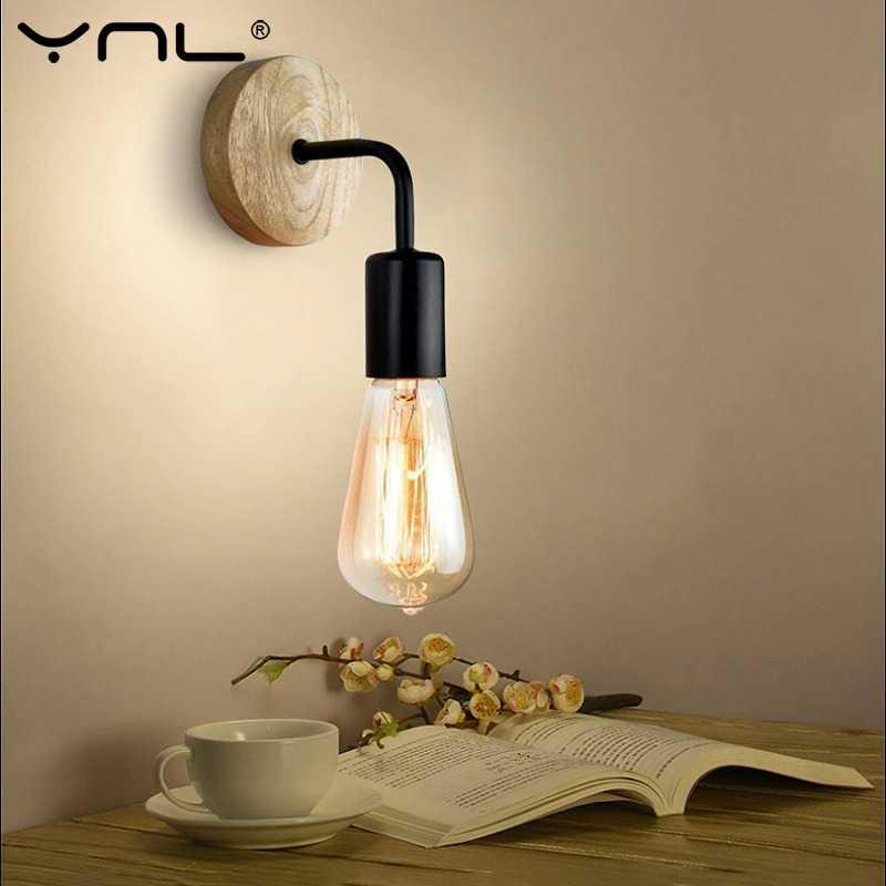 YNL Fitting Lampu Hias Dinding Minimalis Nordic Retro Style Socket E27 NL01