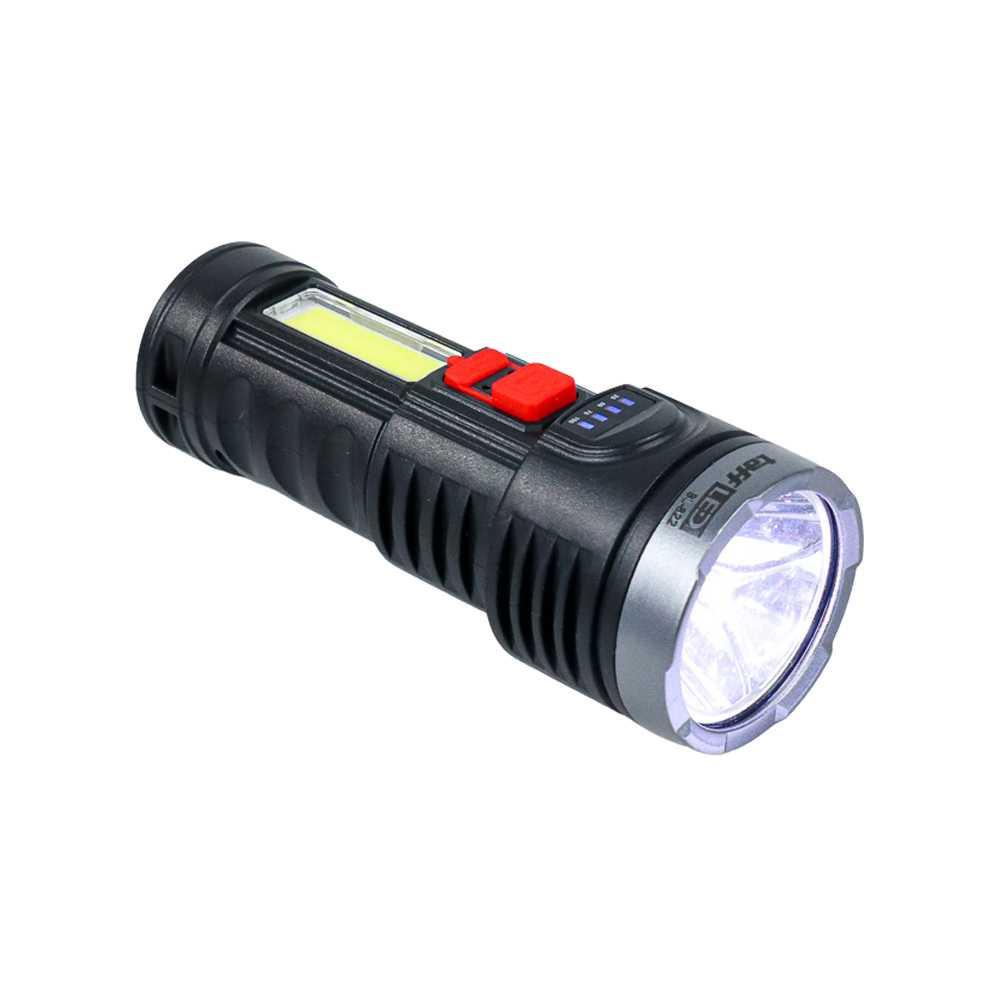 TaffLED Senter LED Waterproof USB Cree XPE+COB 7800 Lumens L-822