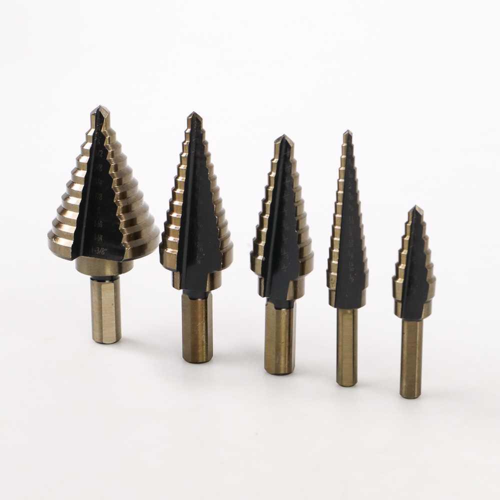 Taffware Mata Bor Pagoda Spiral Drill Step Down Tipe 2 5PCS - BIHH463A