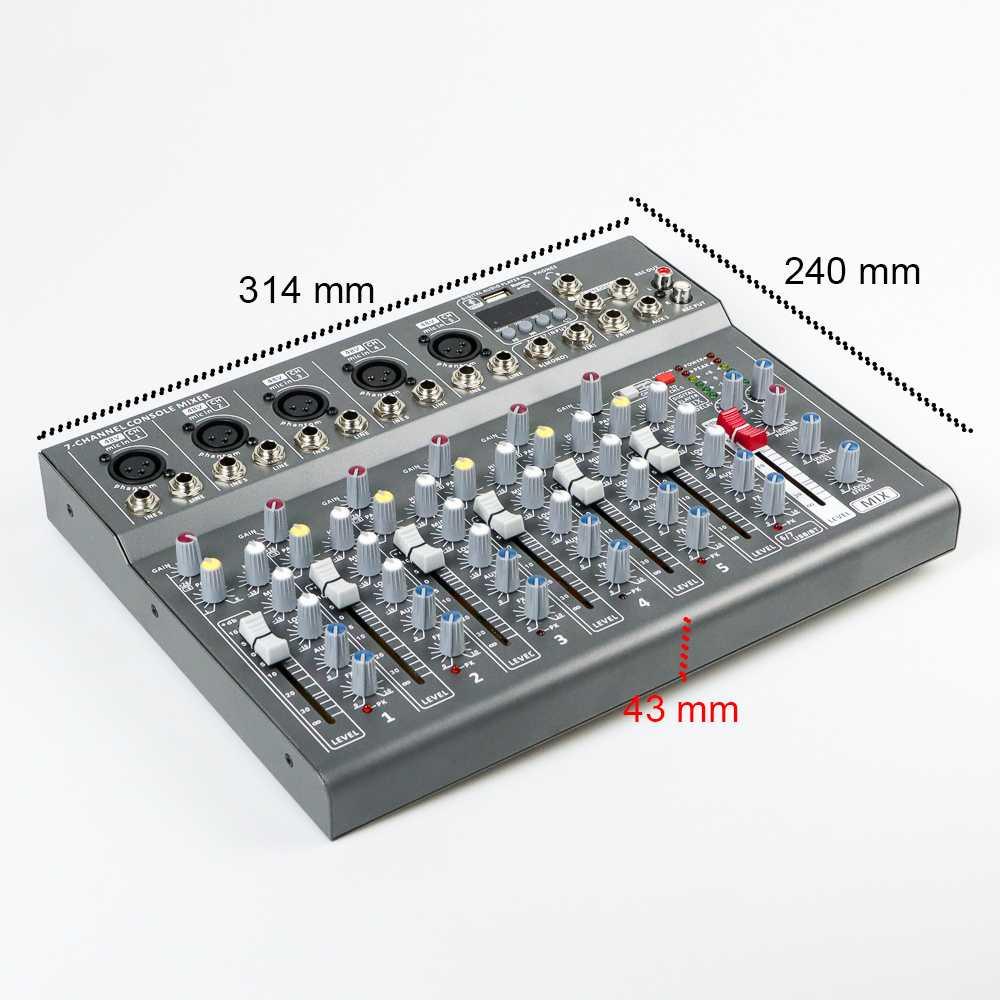 LEORY Professional Live Audio Mixer Karaoke DJ 7 Channel L7 Power Mixer Audio Power Mixer Audio Musik Bok Musik Bok Kotak Musik Love Kotak Musik Love Mixer Audio Bluetooth Mixer Audio Bluetooth Musik Player Musik Player Mixer Audio Digital Mixer Audio Dig