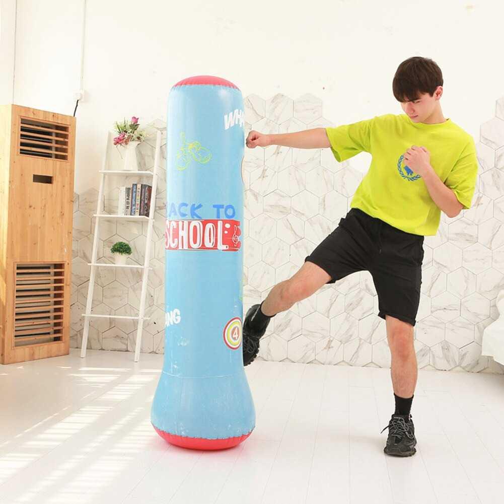 VKTECH Tiang Samsak Pompa Inflatable Boxing Training Target 120 cm K012