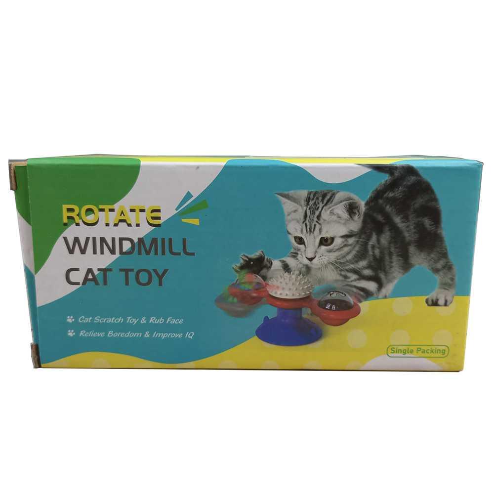 SUPREPET Mainan Kucing Cat Windmill Toy Catnip Ball Teeth - SR9