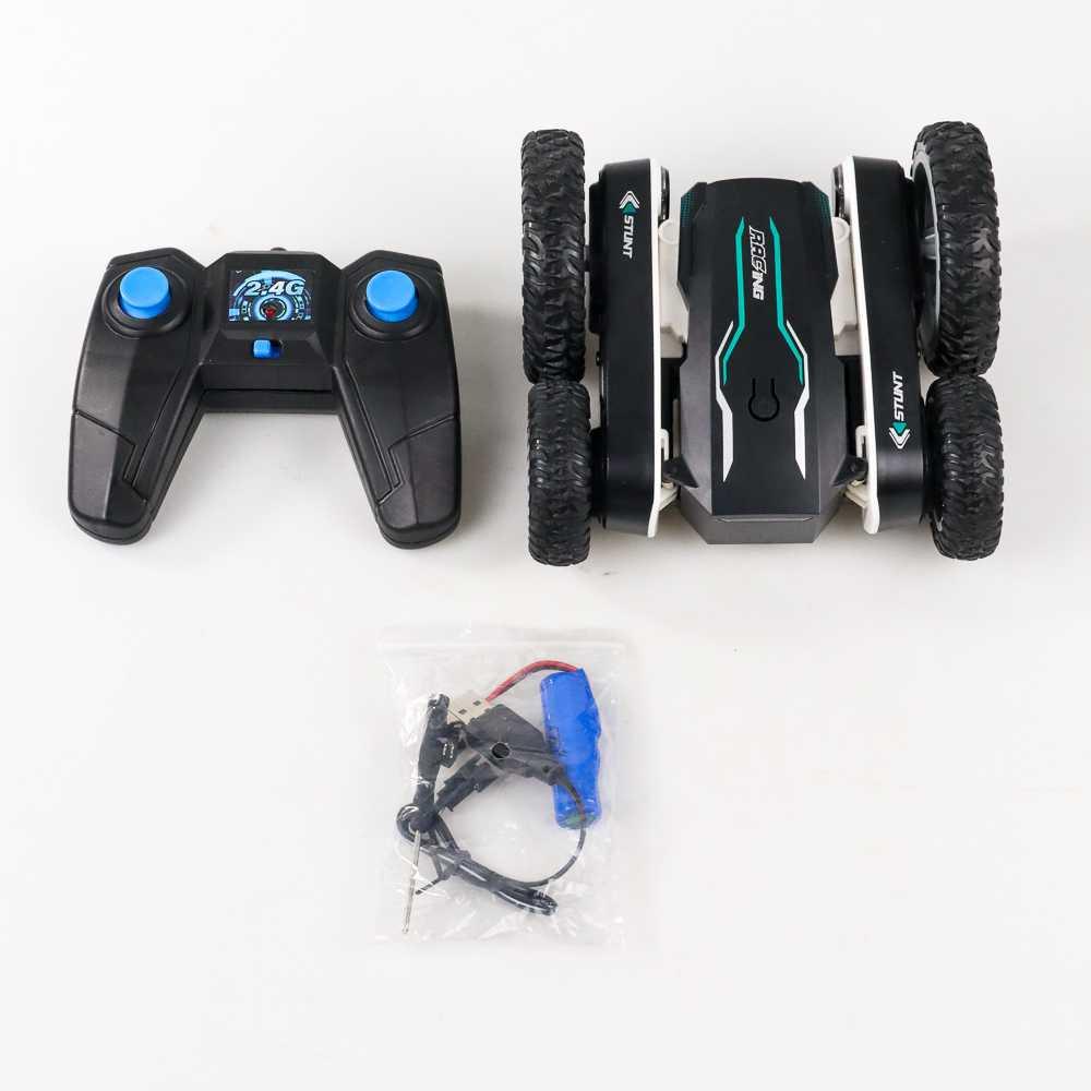 Vortex Remote Control Stunt Car LED 360 Degree Flip 4WD 2.4G - 898A