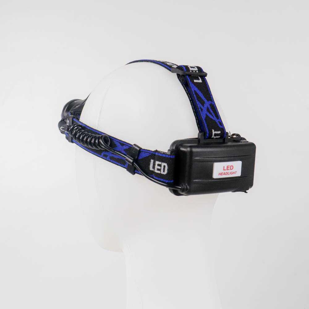 TaffLED High Power Headlamp LED Cree XML T6 + Charger - 568D