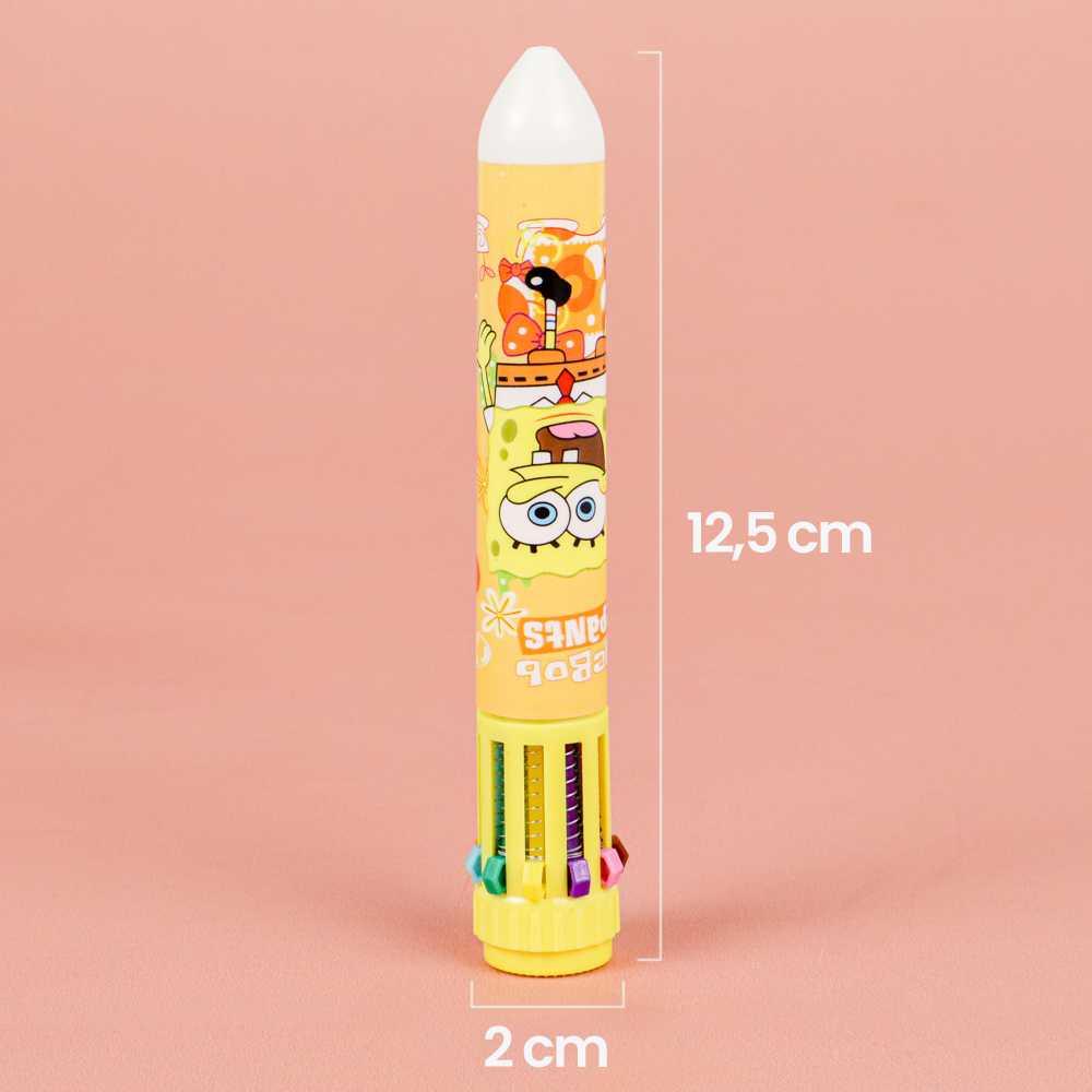 Pena Ballpoint Multi Warna 10 Color Pen 1 PCS - SM-10