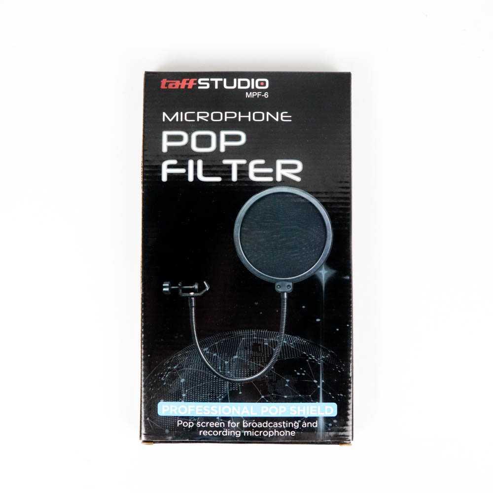 TaffSTUDIO Pop Shield Filter Mikrofon Dual Layer BOP - MPF-6