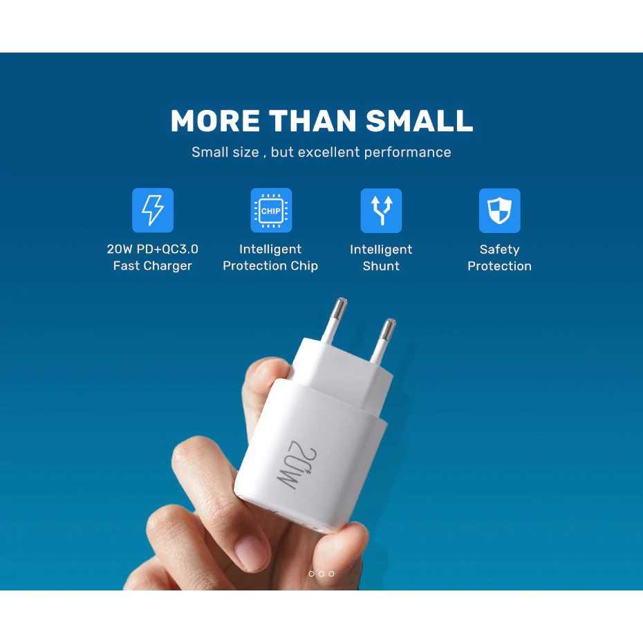 TOPK Charger USB Type C PD QC3.0 2 Port 20W 210P