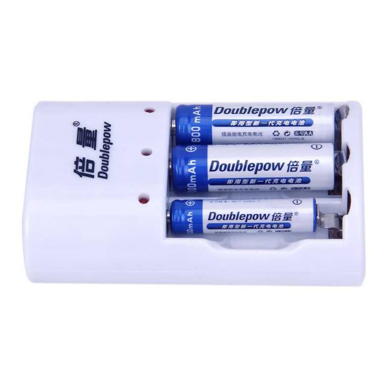 DOUBLEPOW Charger Baterai 3 slot AA/AAA with 3PCS AAA 1250mAh DP-B33 Charger Baterai Tamiya Type C Baterai Aa Baterai Aaa Taffware Fast Charging Charger Baterai Charger Fast Charging Charger Baterai Aa Aa Aaa Charger Batre Batrai Aa Charger Batre Aa Batre
