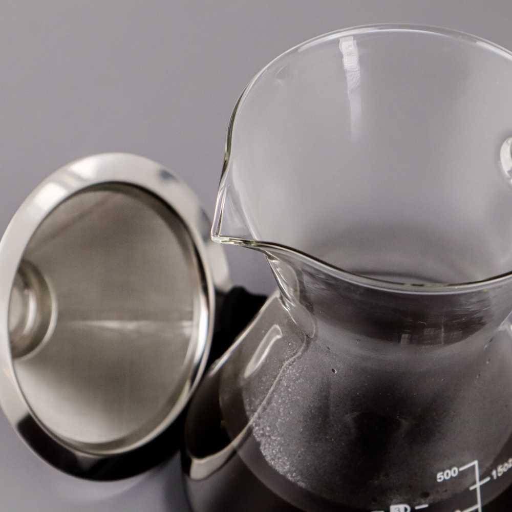 One Two Cups Coffee Maker Pot V60 Teko Kopi 500ml + Filter - YD-KT001