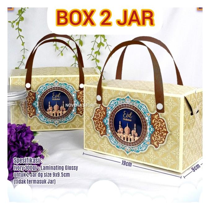 

Hampers Box Kotak Dus Hampers Kue Lebaran Idul Fitri Motif10 Sale