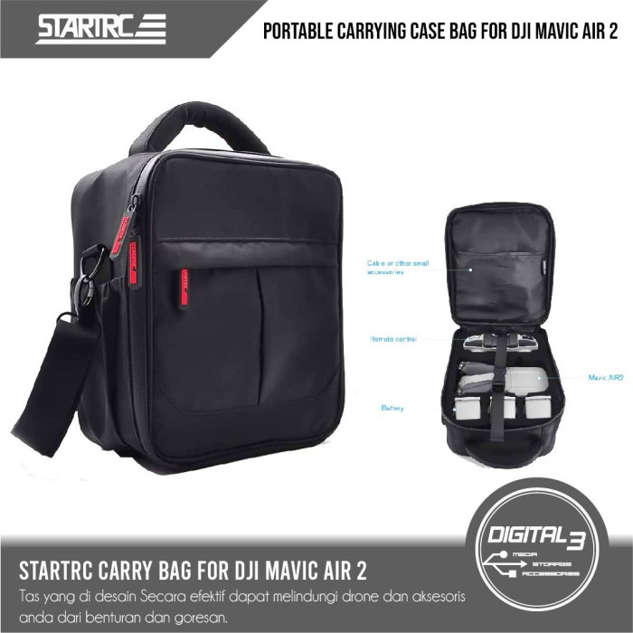 Terlaris Startrc Drone Shoulder Bag Carry Case Tas Pelindung Dji Mavic Air 2