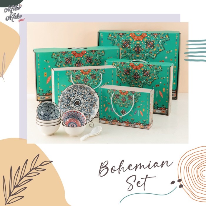 Piringku Hampers Set Gift Tableware Piring Mangkok Keramik Kado Parcel