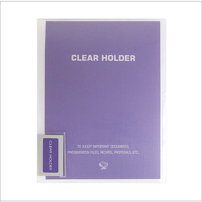 

EAGLE Clear Holder Document Keeper Display Book A4 / F4 20 Pocket - Blue, A4