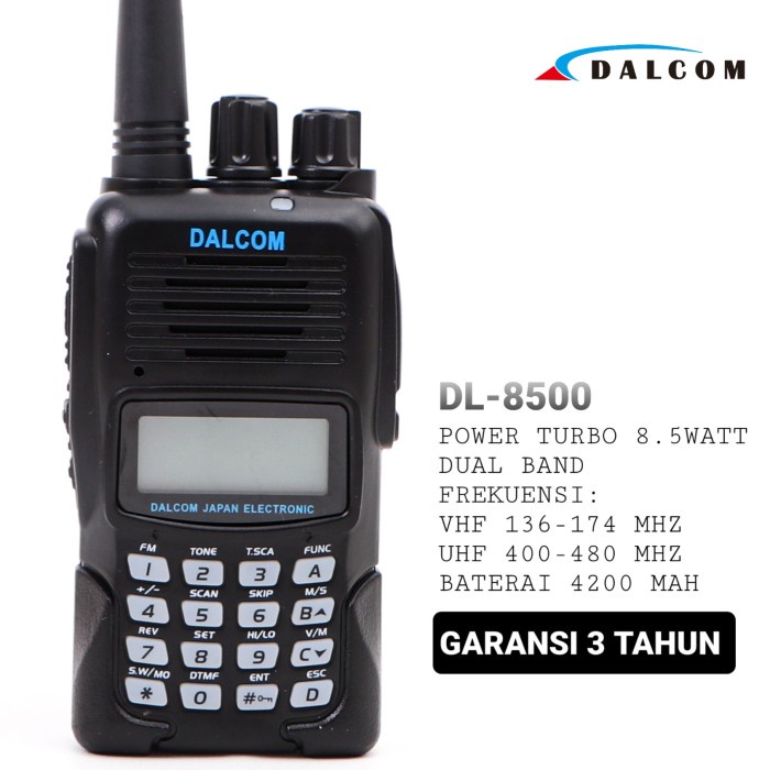 [Talkie] Ht Dalcom Japan Dl-8500 Dual Band Ori Walkie Talkie [4Ds40F]