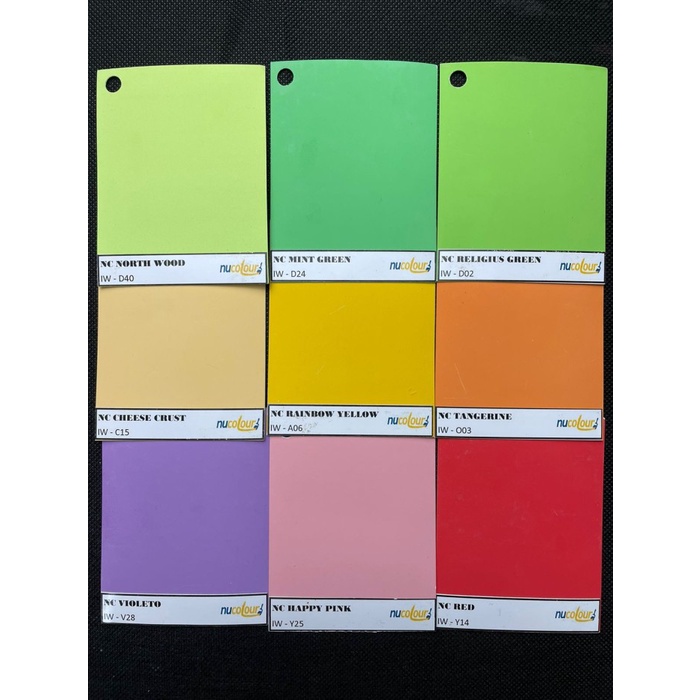 Cat tembok interior Nucolour 5 kg. No ngapur