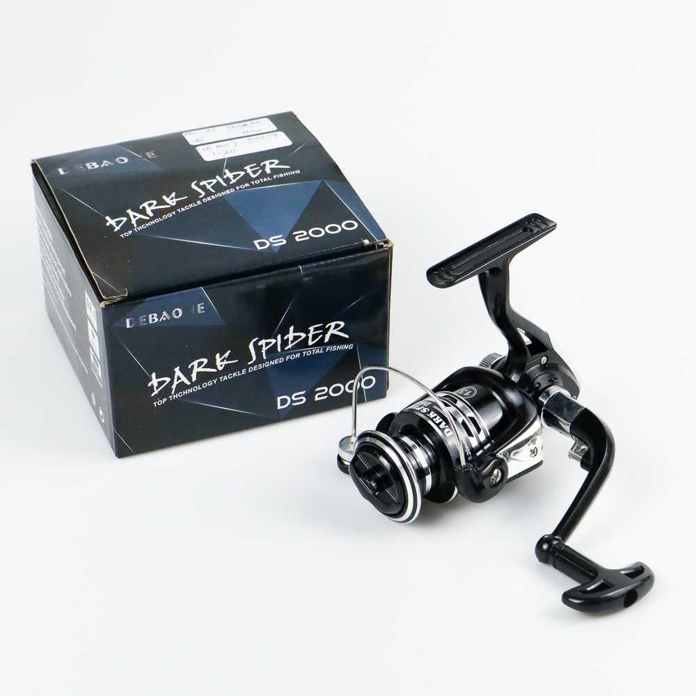 Debao Dark Spider DS2000 Spinning Reel Pancing 5.2:1 12+1 Ball Bearing Pancing Reel Power Handle Ril Pancing Reel Pancing Power Handle Pancing Casting Rell Pancing Power Handle Casting Reel Pancing Mini Reel Casting Reel Baitcasting Real Pancing Power