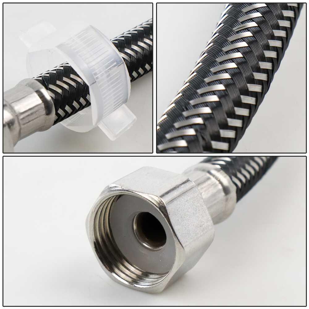 JRJUBB Selang Shower Fleksibel Hose Stainless Steel - JR013 Motor Listrik Hair Spray Selang Semprotan Cuci Motor Spray Gun Semprotan Tanaman Semprotan Air Cuci Motor Semprotan Mesin Cuci Mobil Alat Semprot Cuci Motor Sprayer Semprotan Cuci