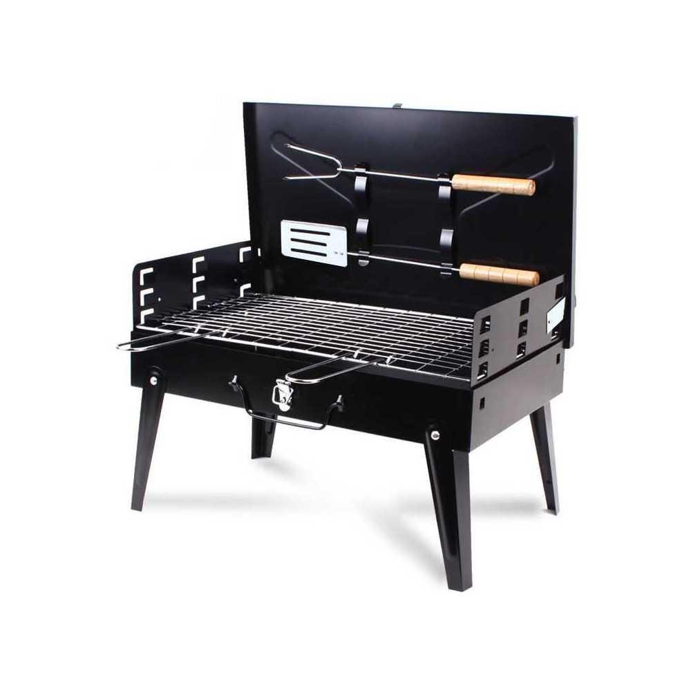 TaffHOME Alat Panggang Arang BBQ Outdoor Grill Stove Foldable - HWSK77