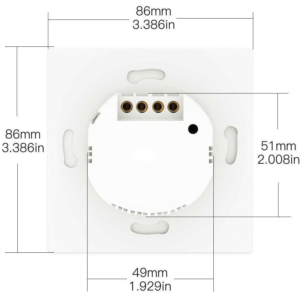 Tuya Saklar Lampu Wireless WIFI RF 433Mhz Smart Home - WHK05