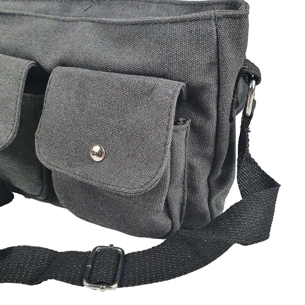 Dxyz Tas Selempang Messenger Bag Bahan Kanvas - 1008