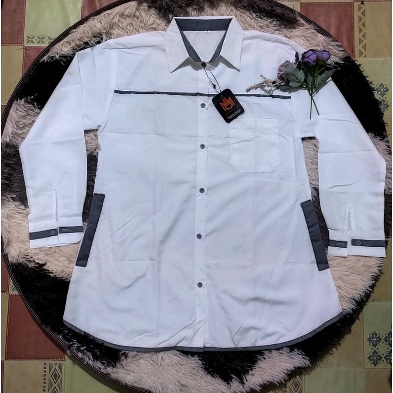 Tunik Putih Polos | Baju Santri Putri | Tunik Santriwati | Atasan Santriwati | Tunik Santri Putri | 