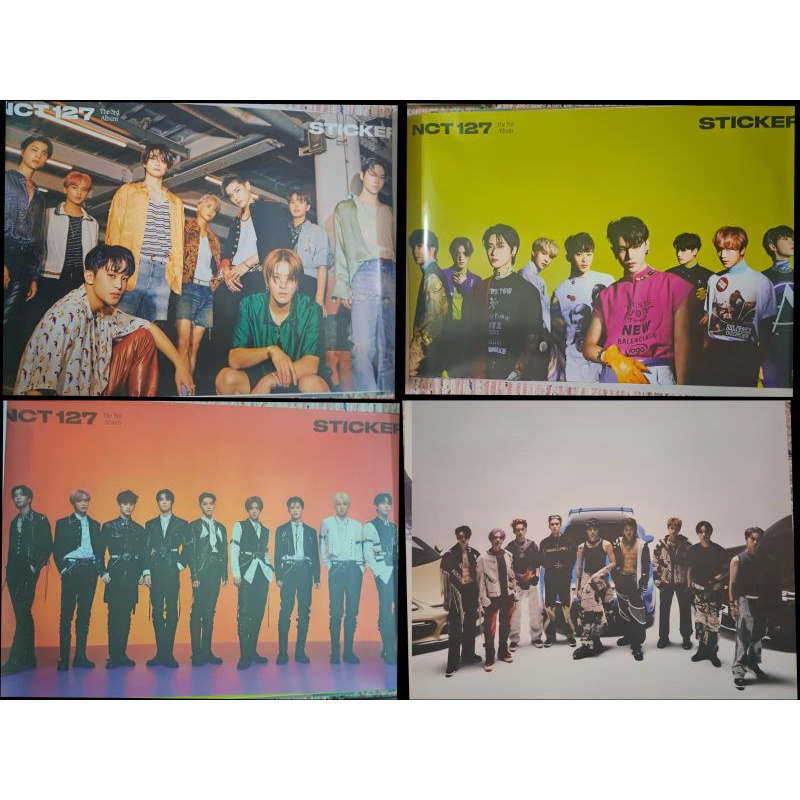 [READY STOCK] NCT 127 ROLLED POSTER ONLY + TUBE (ALBUM STICKER FAVORITE 2 BADDIES) TAEIL JOHNNY TAEY