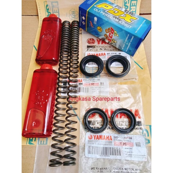 Paket Per Shock Depan + Seal + Oil shock Jupiter z Burhan Vega ZR Vega rr Vega r Vega r new Jupiter 