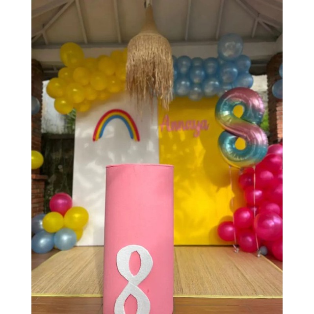 Dekorasi balon ulang tahun | dekorasi ulang tahun anak | dekorasi beckdrop Styrofoam