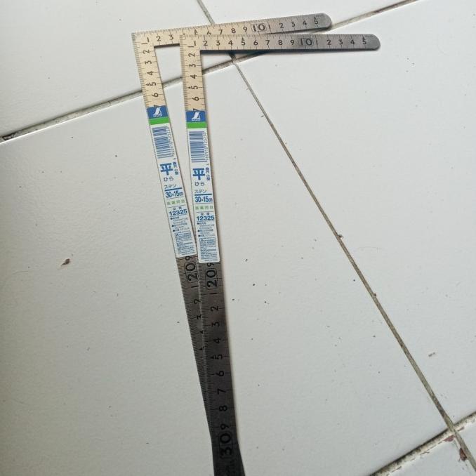 

Shinwa penggaris siku 12325 30 x 15cm