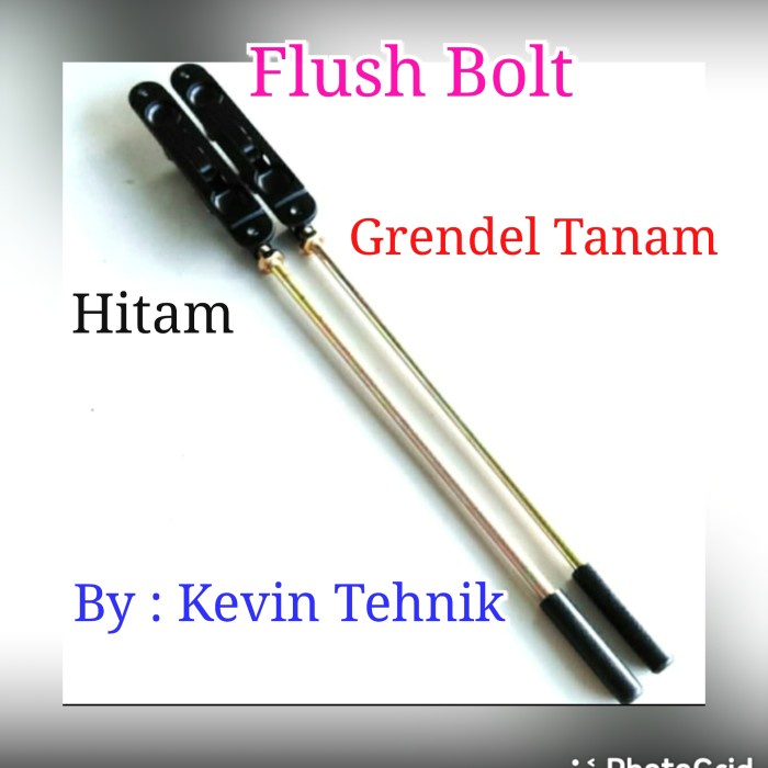 Terlaris Grendel Tanam Alumunium, Flush Bolt, Slot Tanam Pintu