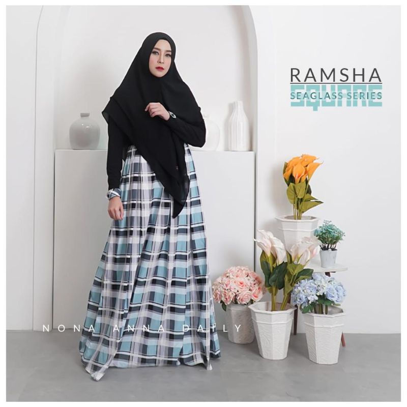 RAMSHA SQUARE SEAGLASS GAMIS BY NONA ANNA