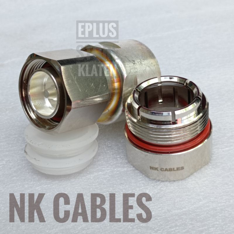 Konektor 7/8 Din Male NK CABLES LDF5 body tebal seperti Andrew KN118