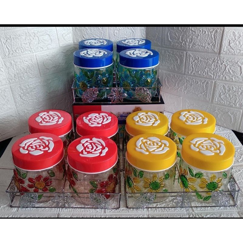 Toples set kaca,toples set kaca mewah