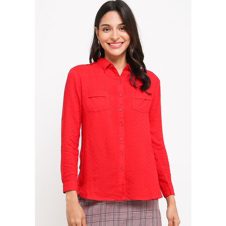 Kemeja Wanita REMIX JEANS Original Vibrant Cewek Timeless Basic Katun C120 Perempuan
